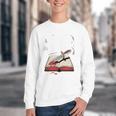 Murder Mystery And a Cup Of Tea Book Humor Youth Crewneck Sweatshirt