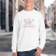 New Chapter Begins Retired 2026 Floral Book Retirement Women Youth Crewneck Sweatshirt