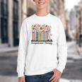 Occupational Therapy Wildflower Book OT Therapist Assistant Youth Crewneck Sweatshirt