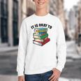 It Is Okay To Be a Grumpy Old Man Book Lover Premium Youth Crewneck Sweatshirt