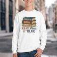 Read Blue Liberty Books July 4th Independence Youth Crewneck Sweatshirt
