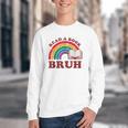 Read A Book Bruh Rainbow Vintage Reading Library Student Youth Crewneck Sweatshirt Read A Book Bruh Rainbow Vintage Reading Library Student Youth Crewneck Sweatshirt