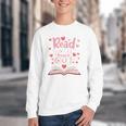 Read Your Heart Out Teacher Valentines Day Reading Book Love Premium Tri-Blend Youth Crewneck Sweatshirt
