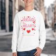 Read Your Heart Out Valentine Reading Book Lover Teacher Premium Tri-Blend Youth Crewneck Sweatshirt