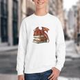 I Read Because Roasting People Is Frowned Upon Dragon Book Premium Tri-Blend Youth Crewneck Sweatshirt
