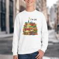 Reading Books Librarian Reader Nerd I'm Ok Teacher School Youth Crewneck Sweatshirt Reading Books Librarian Reader Nerd I'm Ok Teacher School Youth Crewneck Sweatshirt