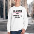 Reading Is My Favorite Sport Book Lover Quote Youth Crewneck Sweatshirt