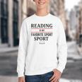 Reading Is My Favorite Sport Book Lover Saying Quote Youth Crewneck Sweatshirt Reading Is My Favorite Sport Book Lover Saying Quote Youth Crewneck Sweatshirt