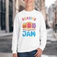 Reading Is My Jam I Love To Read Books Boy Girl Youth Crewneck Sweatshirt