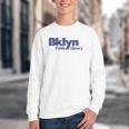 Retro Brooklyn Public Library NY New York Book Lover Youth Crewneck Sweatshirt