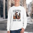 Salem Witch Book Club Bookish Retro Halloween Cat Youth Crewneck Sweatshirt Salem Witch Book Club Bookish Retro Halloween Cat Youth Crewneck Sweatshirt