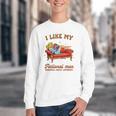 Smutty Book Lover I Like My Fictional Men Spicy Book Youth Crewneck Sweatshirt
