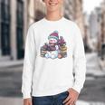 Snowman Reading Book Lovers Christmas Bookworm Librarian Youth Crewneck Sweatshirt Snowman Reading Book Lovers Christmas Bookworm Librarian Youth Crewneck Sweatshirt
