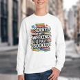 Sorry My Weekend Is Fully Booked Book Lovers Present Youth Crewneck Sweatshirt