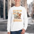 Squirrel Animal Life Is Better With Books And a Youth Crewneck Sweatshirt