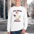 Teacher Silly Goose Reading Book Teaching Tiny Human Tamer Youth Crewneck Sweatshirt Teacher Silly Goose Reading Book Teaching Tiny Human Tamer Youth Crewneck Sweatshirt