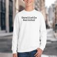 Unreliable Narrator Writer Literary Book Author Bookworm Youth Crewneck Sweatshirt
