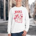 Valentines Book Lover Romance Books Are My Love Language Youth Crewneck Sweatshirt