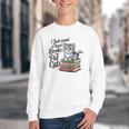 Vintage I Just Want To Read Books And Pet Cats Cat Raglan Baseball Tee Youth Crewneck Sweatshirt
