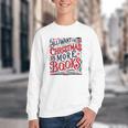 All I Want For Christmas Is More Books Teacher Xmas Holiday Youth Crewneck Sweatshirt