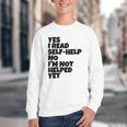 Yes I Read Self-Help No I’m Not Helped Yet Book Lover Youth Crewneck Sweatshirt Yes I Read Self-Help No I’m Not Helped Yet Book Lover Youth Crewneck Sweatshirt