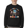 100 Days In The Books Celebration Retro School Youth Crewneck Sweatshirt