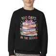 100 Days In The Books Cute Book 100 Days Of School Teachers Youth Crewneck Sweatshirt 100 Days In The Books Cute Book 100 Days Of School Teachers Youth Crewneck Sweatshirt
