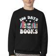 100 Days In The Books School Reading Celebration Youth Crewneck Sweatshirt