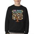 100 Days Of School 100 Days In The Books English Teacher Youth Crewneck Sweatshirt