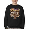100 Days Of School 100 Days In The Books Librarian Read Youth Crewneck Sweatshirt