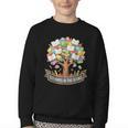100 Days Of School In The Books Librarian Reading Teacher Youth Crewneck Sweatshirt