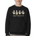 100 Days Of School Cute Goose Coffee Books Teacher Life Youth Crewneck Sweatshirt 100 Days Of School Cute Goose Coffee Books Teacher Life Youth Crewneck Sweatshirt