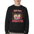 100 Days Smarter Shirt Cute Hedgehog Love Books School Tee Youth Crewneck Sweatshirt