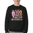 100th Day Of School Teacher Floral 100 Days In The Books Youth Crewneck Sweatshirt 100th Day Of School Teacher Floral 100 Days In The Books Youth Crewneck Sweatshirt