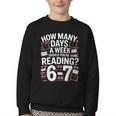 67 For Reading With Books Youth Crewneck Sweatshirt