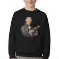 Alexander Hamilton Reading A Book Youth Crewneck Sweatshirt