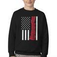 America Flag Read Book Reading Librarian Men Women Kids Youth Crewneck Sweatshirt