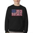 America US Flag Books Library Reading For Book Lover Reader Youth Crewneck Sweatshirt America US Flag Books Library Reading For Book Lover Reader Youth Crewneck Sweatshirt