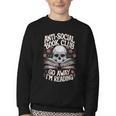 Anti-Social Book Club Go Away Im Reading Youth Crewneck Sweatshirt
