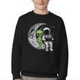 Astronaut Reading Book To Alien Moon Space Women Kids Men Youth Crewneck Sweatshirt Astronaut Reading Book To Alien Moon Space Women Kids Men Youth Crewneck Sweatshirt
