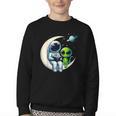 Astronaut Reading Book To Alien Shirt Moon Space Lover Kids Youth Crewneck Sweatshirt Astronaut Reading Book To Alien Shirt Moon Space Lover Kids Youth Crewneck Sweatshirt