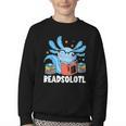 Axolotl Read Book Kawaii Reading Books For Men Women Youth Crewneck Sweatshirt Axolotl Read Book Kawaii Reading Books For Men Women Youth Crewneck Sweatshirt