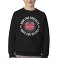 Ban The Fascists Save The Books Banned Books Free Speech Youth Crewneck Sweatshirt