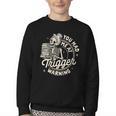 Banned Book Reading Bookish You Had Me At Trigger Warning Youth Crewneck Sweatshirt