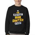 Best Book Sorter Job Occupation Youth Crewneck Sweatshirt