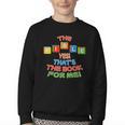 The BIBLE Yes That's The Book For Me Youth Crewneck Sweatshirt