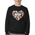 Big Book And Fall Heart Youth Crewneck Sweatshirt