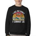 I Like Big Books And I Cannot Lie Bookworm Reading Teacher Youth Crewneck Sweatshirt