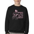 Biggest Slut At The Public Library Reading Book Club Youth Crewneck Sweatshirt Biggest Slut At The Public Library Reading Book Club Youth Crewneck Sweatshirt