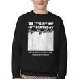 Birthday It's My 40th Birthday Guest Book Birthday Party Youth Crewneck Sweatshirt